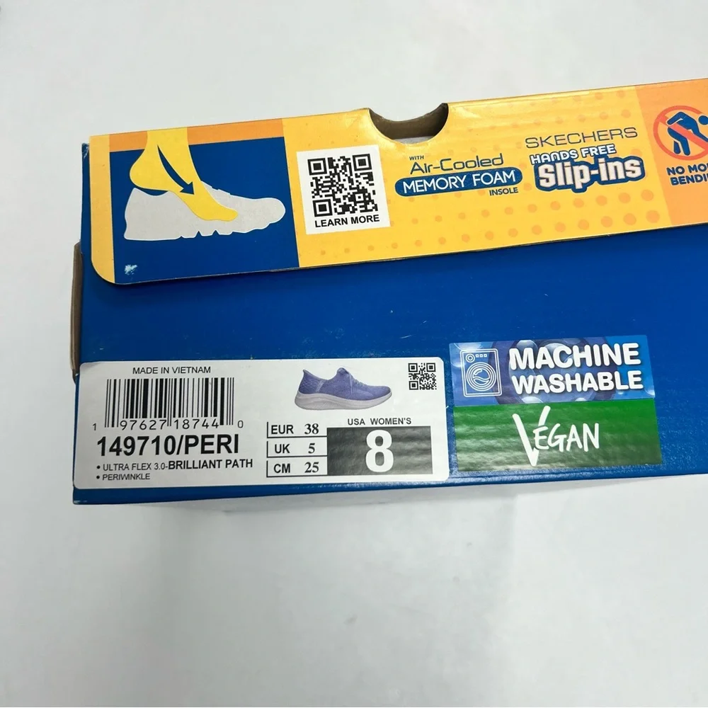 Skechers NEW Ultra Flex Brilliant Path Hands Free Slip in Shoes - Picture 7 of 8